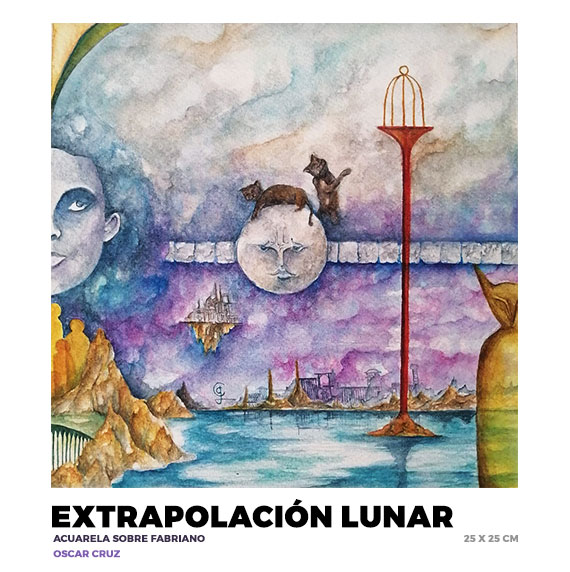 Extrapolación Lunar, Oscar Cruz