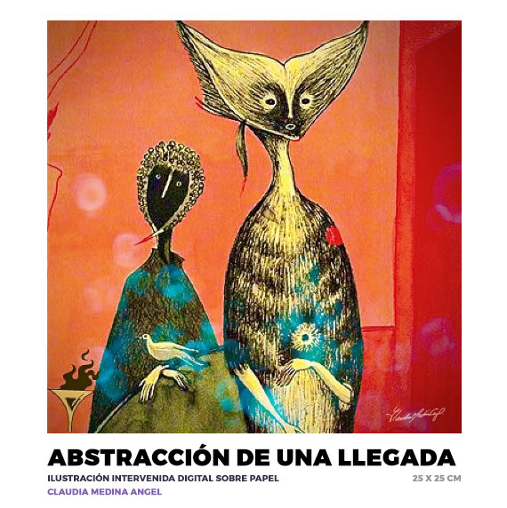 Abstracción de una llegada, Claudia Medina Angel