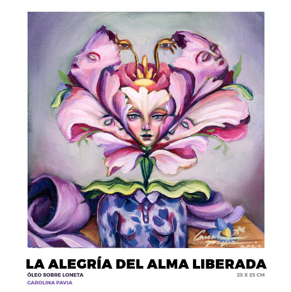 La alegría del alma liberada, Carolina Pavia